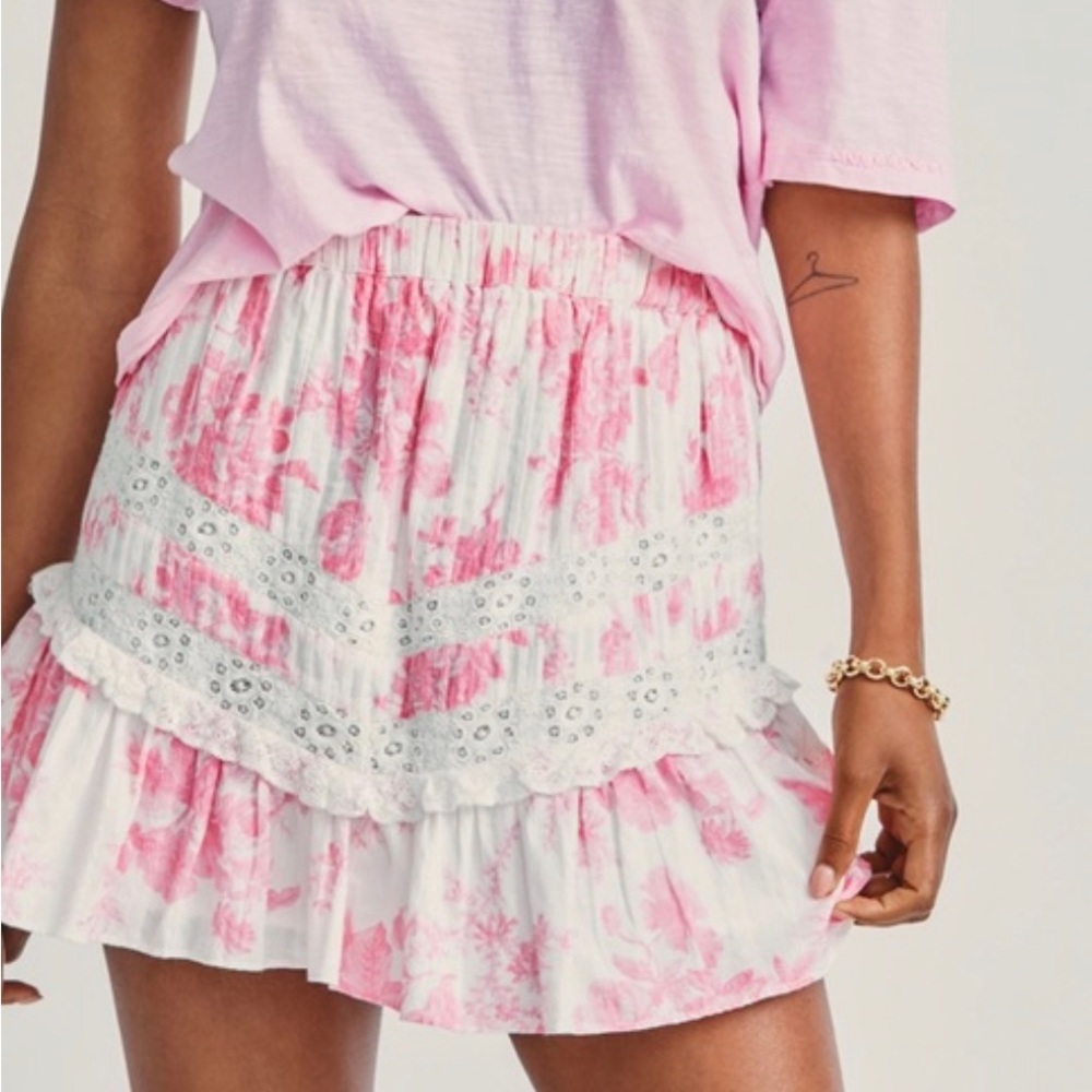 Loveshack Fancy Cove Miniskirt
